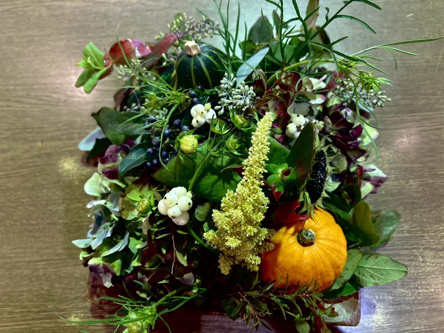 紫陽花リース