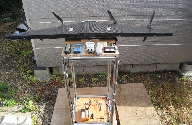 VTOL-UAV bench test