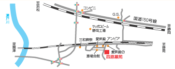 四恩墓苑 案内図