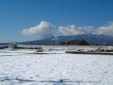 裾野の雪景色